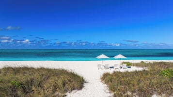 Accommodatie ligt op het strand