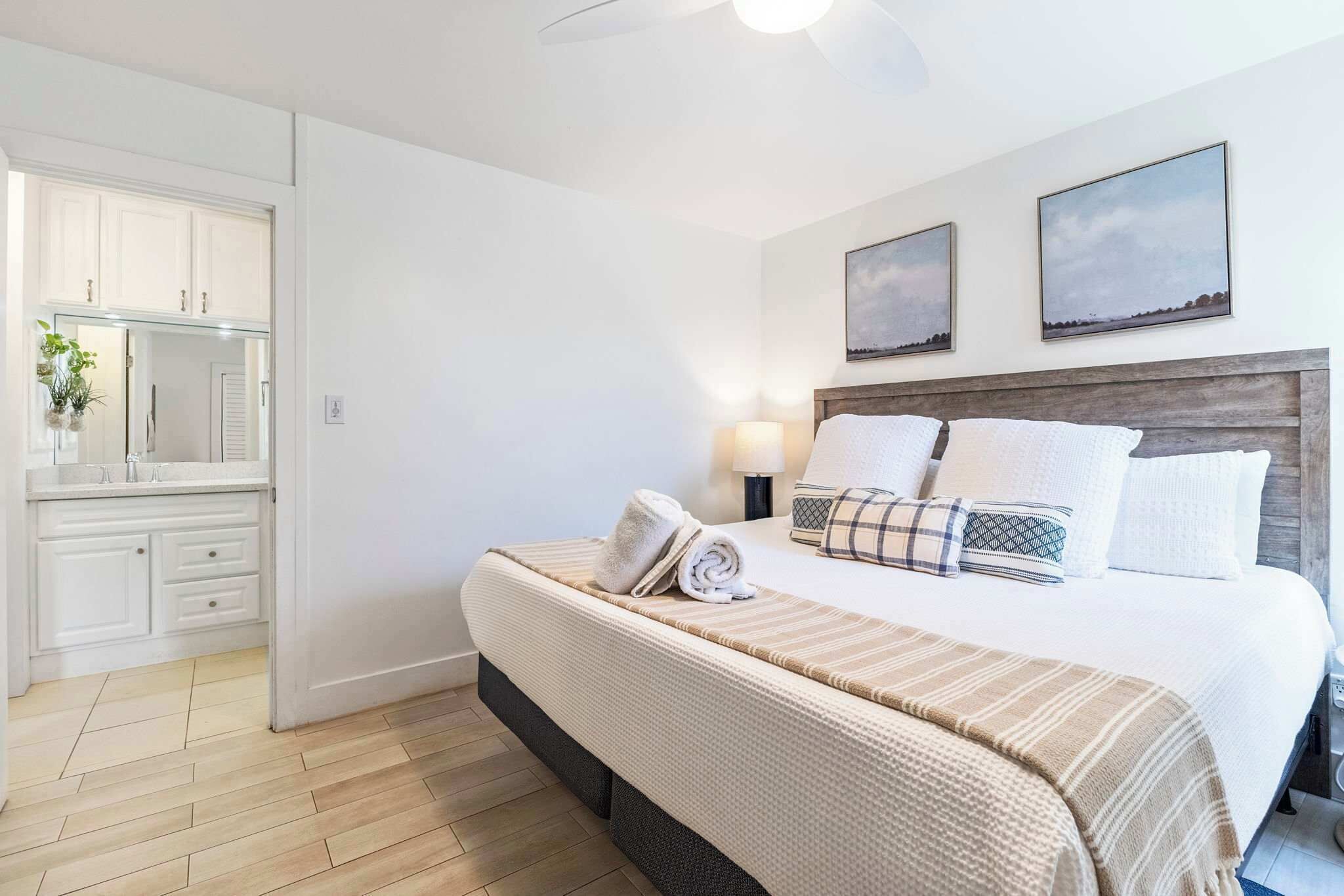 2 bedrooms, iron/ironing board, travel crib, WiFi