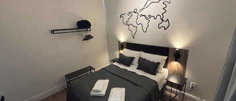 1 Schlafzimmer, Bügeleisen/Bügelbrett, kostenloses WLAN, Bettwäsche