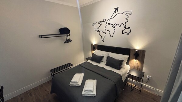 1 bedroom, iron/ironing board, free WiFi, bed sheets