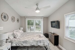 Desk, iron/ironing board, travel crib, WiFi