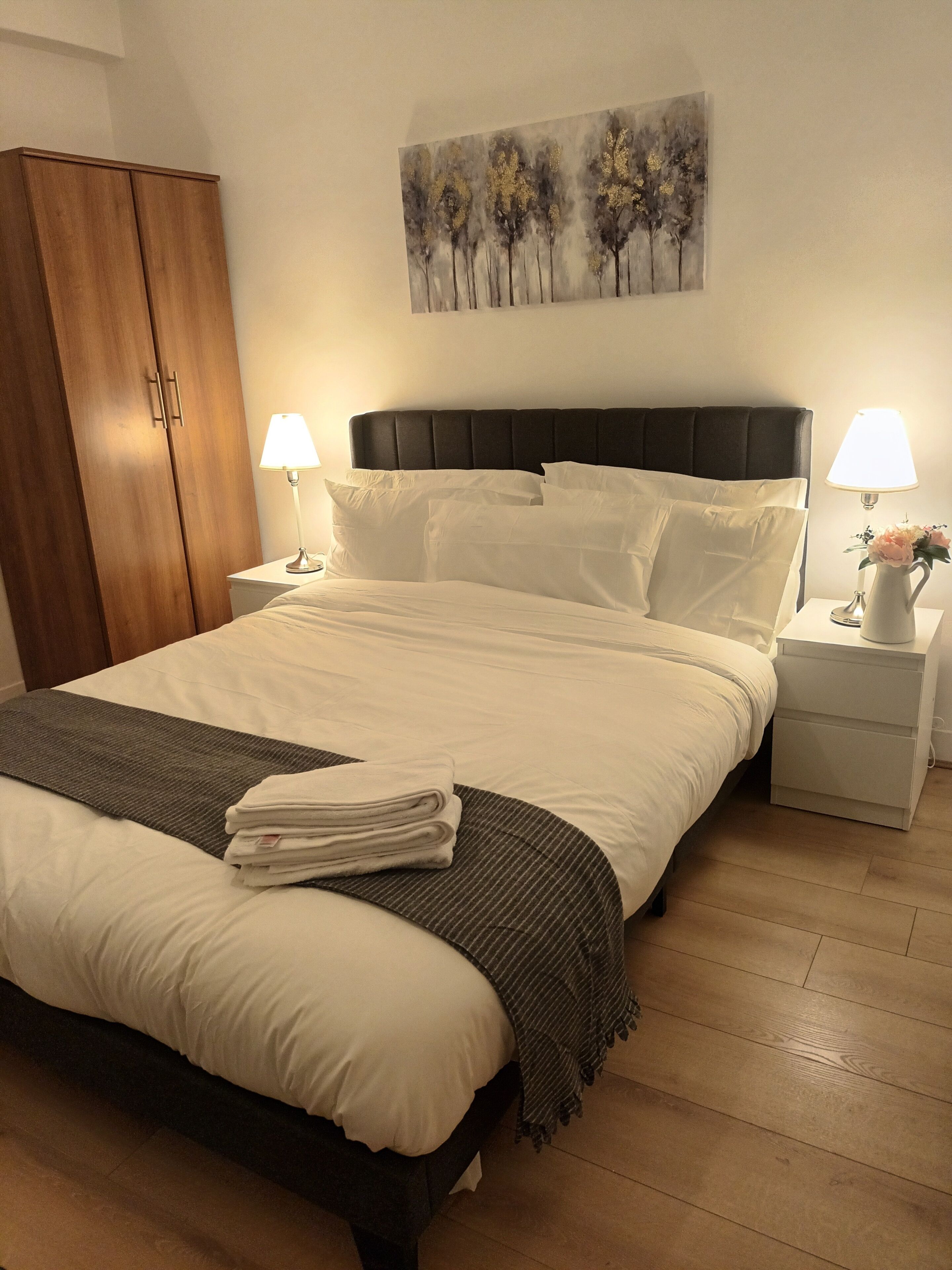 1 chambre, coffres-forts dans les chambres, fer et planche à repasser