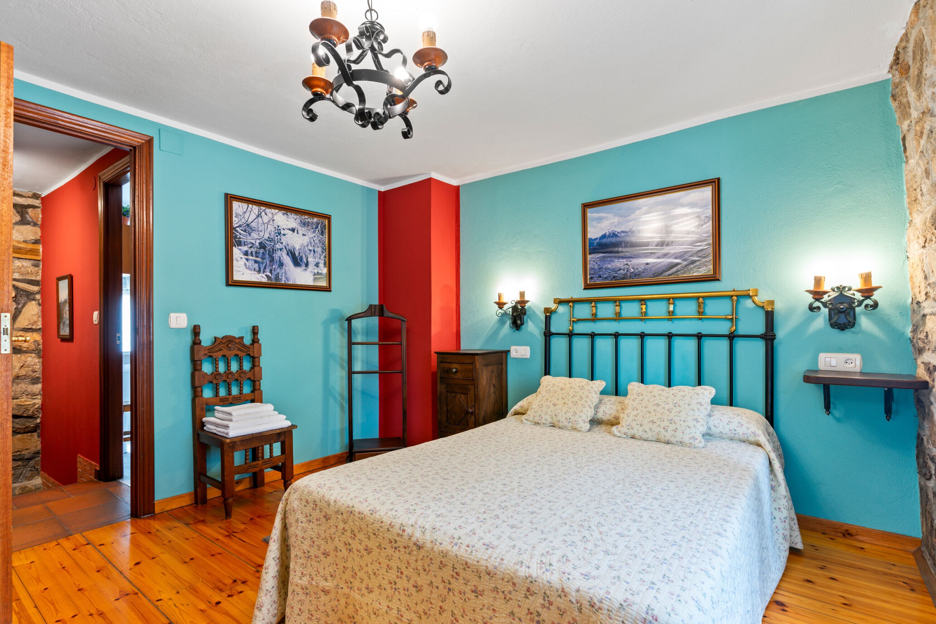 1 dormitorio y ropa de cama