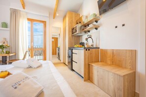 1 makuuhuone, silitysrauta/-lauta, ilmainen Wi-Fi, vuodevaatteet