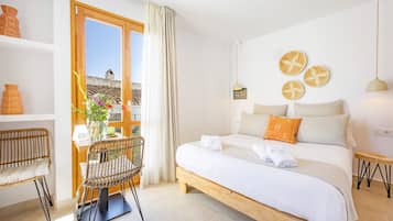 1 slaapkamer, een strijkplank/strijkijzer, gratis wifi, beddengoed