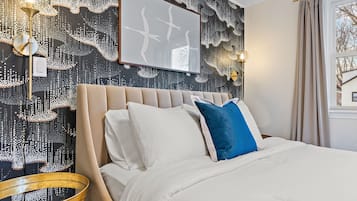 2 slaapkamers, een strijkplank/strijkijzer, wifi, beddengoed