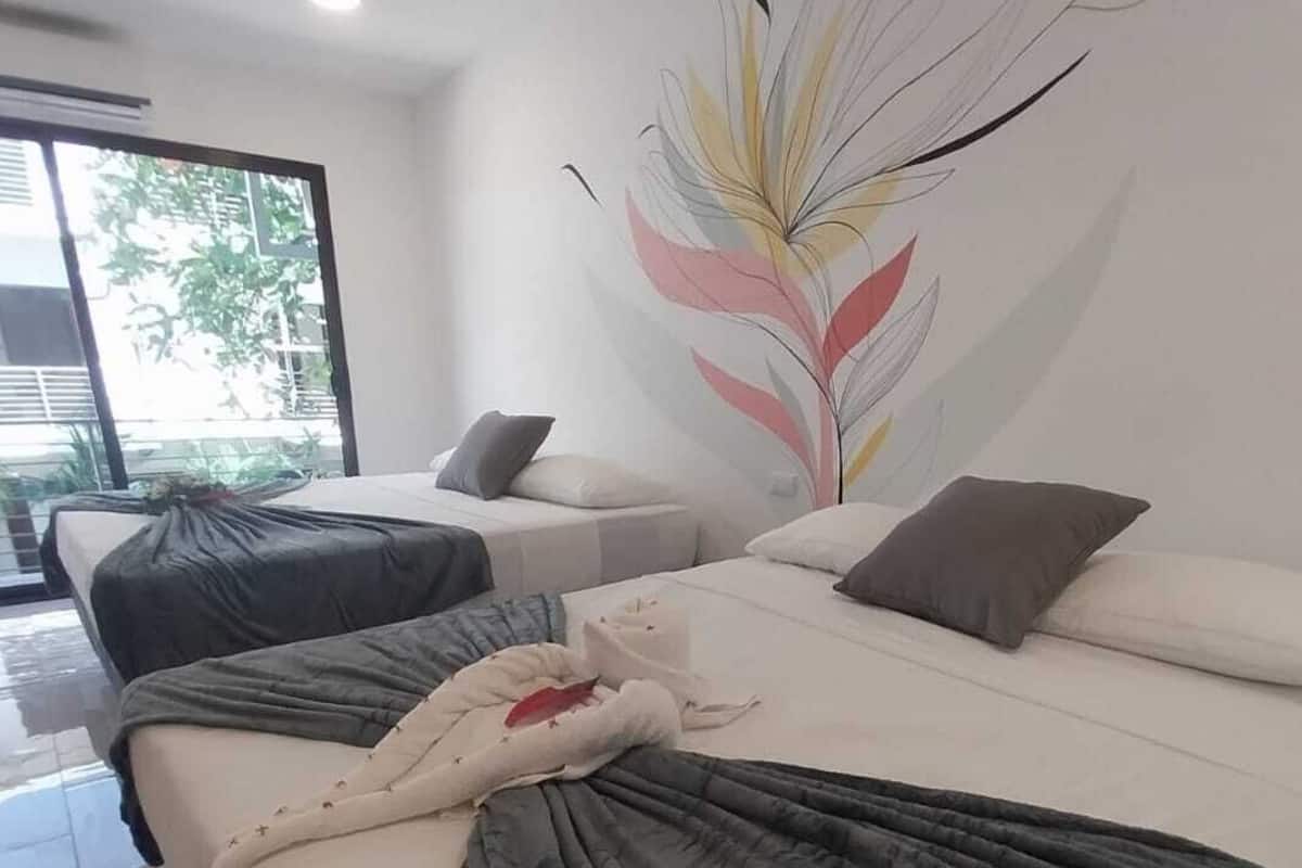 Superior Double Room, 2 Queen Beds, Balcony, Pool View | Premium bedding, Tempur-Pedic beds, individually decorated