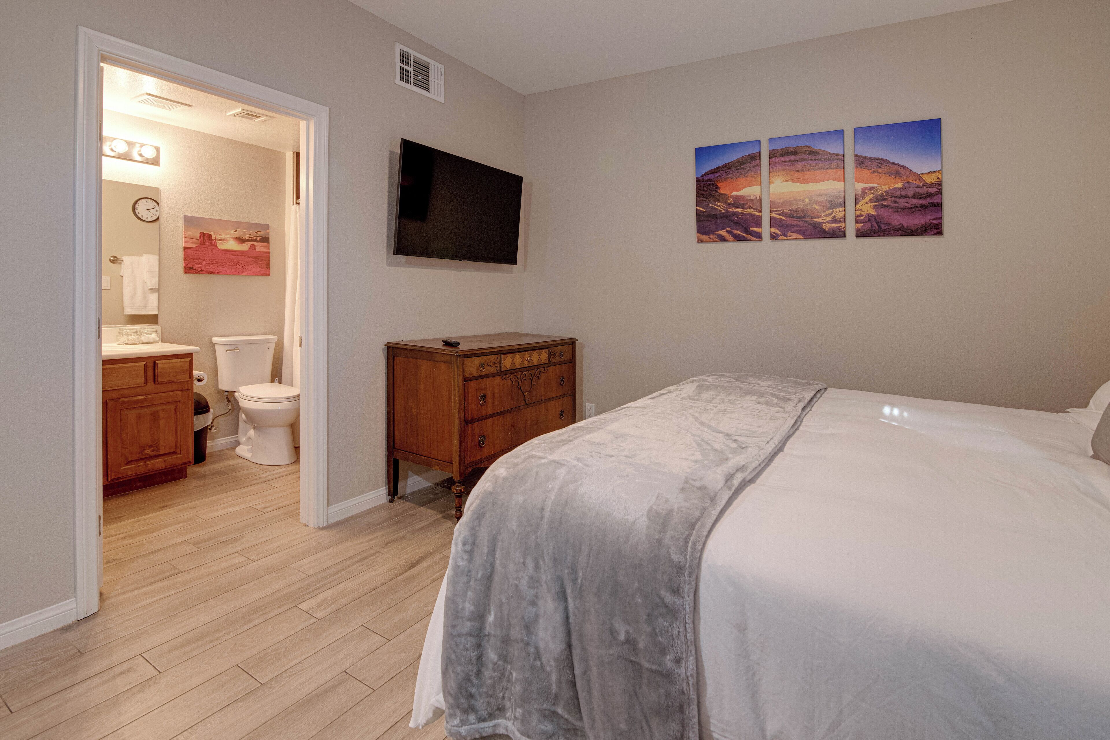 2 多间卧室、WiFi、床单