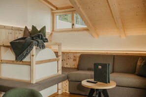 Televisión y chimenea 