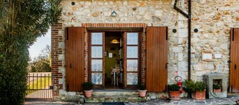 Apartamento 'Granaio' con jardín compartido, Wi-Fi y aire acondicionado