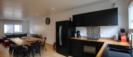 Microwave, oven, dishwasher, highchair