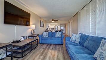 Smart TV, DVD player, video library