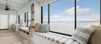 Water's Edge | Private Frontage + Dock | Hot Tub | AC