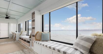 Water's Edge | Private Frontage + Dock | Hot Tub | AC