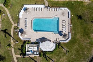 Una piscina riscaldata