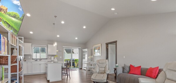 Smart TV, books - Adventure Days, Cozy Nights—Stay & Play! (Post Falls)