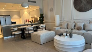 TV, video games - Skyline Luxury 4BR | Burj & Fountain Views | PS5 (Dubai)