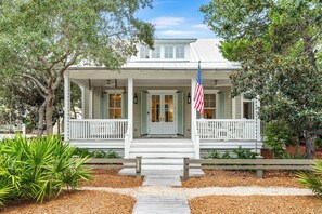Exterior - WaterColor Retreat: Beach Club Passes, Bikes, Electric Cart, Carriage House, Outdoor fireplace! (Santa Rosa Beach)