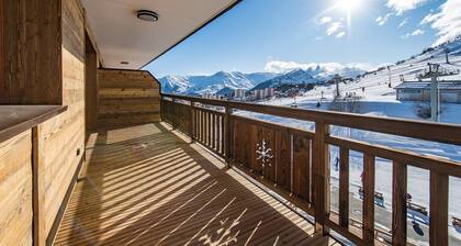 Apartment for 6 people in a new residence on the slopes