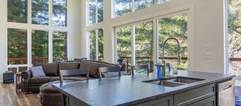 Double Dipper With A River Front