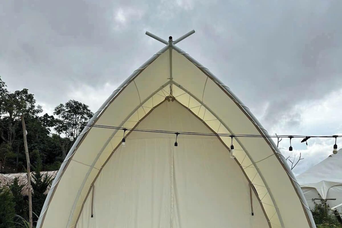 Economy Tent | 1 bedroom, hypo-allergenic bedding, down duvets, laptop workspace