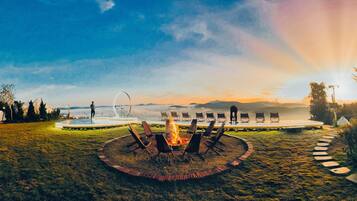 Utsikt fra overnattingsstedet