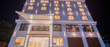 Overnatningsstedets facade