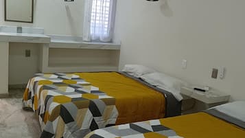 Free WiFi, bed sheets