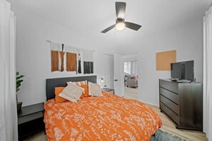2 habitaciones, escritorio, wifi y ropa de cama 