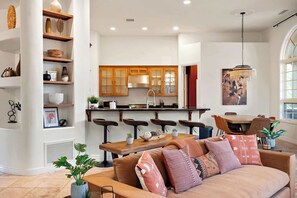 TV, fireplace - NEW Heated Pool & Outdoor Fun: HotTub,Games & More (Sedona)