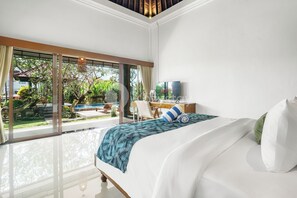 Villa, 3 Schlafzimmer, eigener Pool | 3 Schlafzimmer, Bügeleisen/Bügelbrett, kostenloses WLAN, Bettwäsche