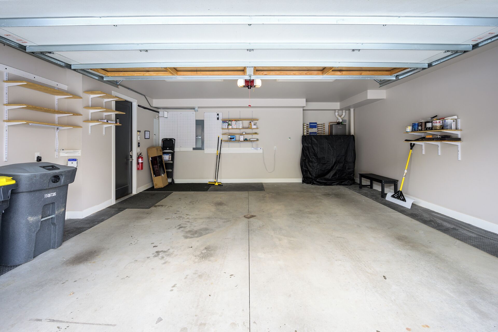 Two car garage