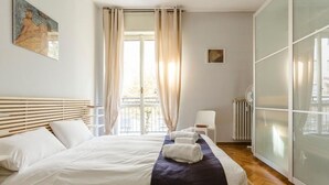 1 bedroom, iron/ironing board, travel crib, WiFi (free)