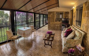 Familienapartment, Gartenblick | Wohnzimmer