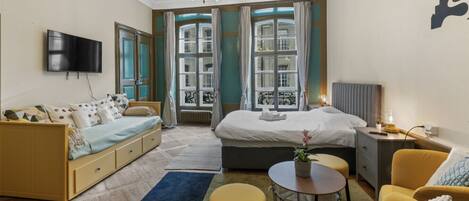 1 bedroom, iron/ironing board, free WiFi, bed sheets