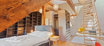 Loft with view of Fribourg Cathedral