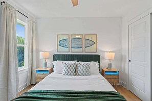 4 bedrooms, iron/ironing board, travel cot, free WiFi