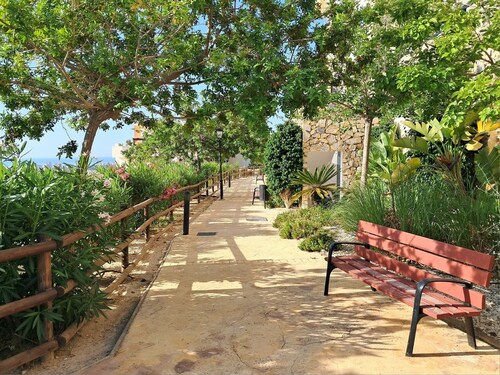 Trendy & cozy apartment with very nice views and a fantastic swimming pool.