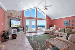 TV, DVD player - Beautiful Gulf Front Home With Amazing Views! (Gulf Shores)