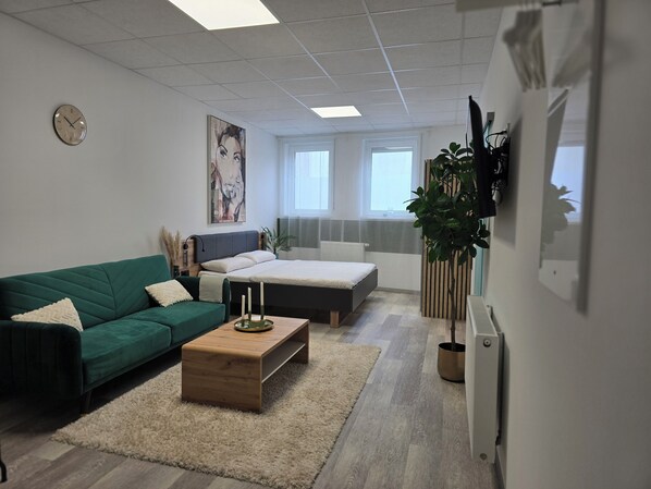 1 soverom, strykejern/-brett, wi-fi og sengetøy