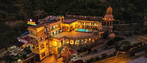 Front of property - evening/night