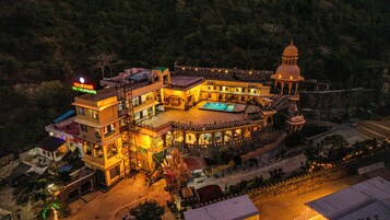 Front of property – evening/night