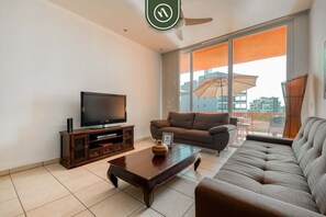 TV, DVD player, offices