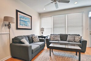 Télévision, baby-foot, table de tennis de table, livres