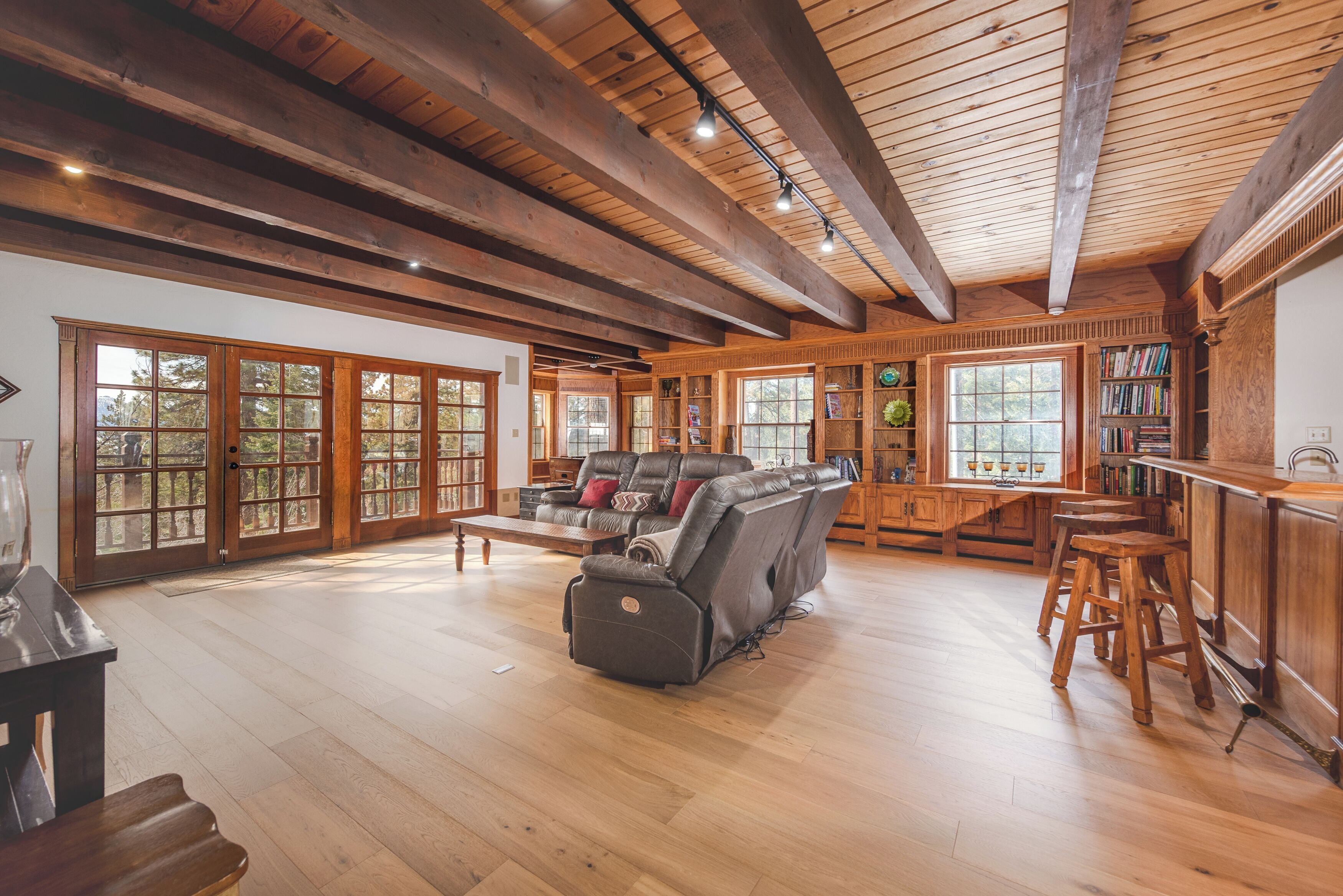 TV connectée, cheminée