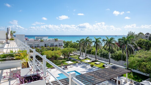 Condo, 3 Bedrooms | Property grounds - Magia Playa Penthouse 2d 3 Bedroom Condo (Playa del Carmen)