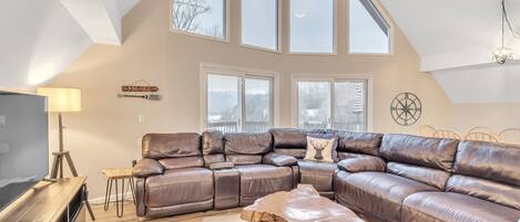 Ferienhaus, 5 Schlafzimmer | Wohnbereich | Smart-TV