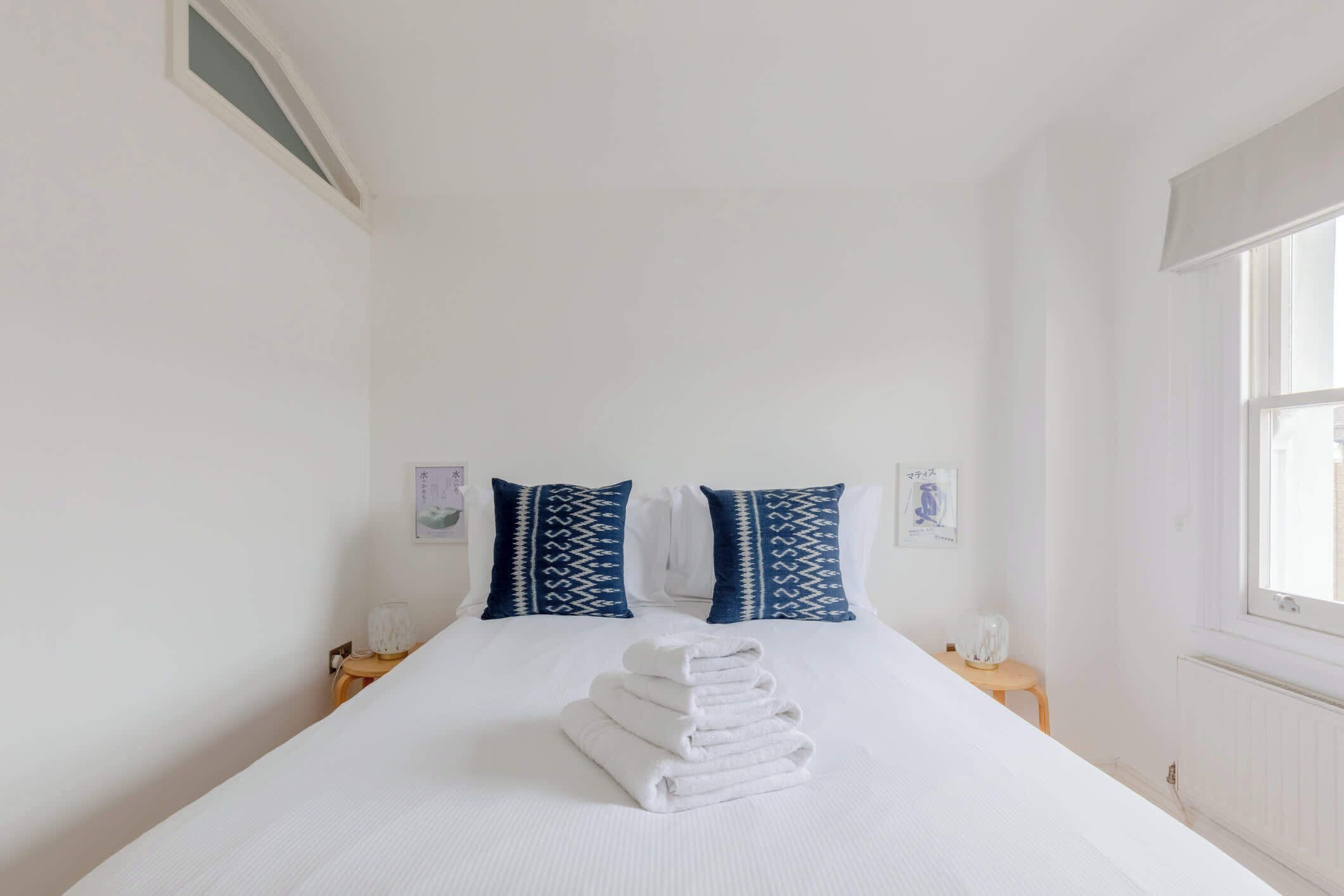 2 dormitorios, tabla de planchar con plancha, wifi y ropa de cama