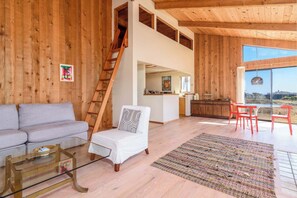 TV, fireplace, offices - Incredible Sea Ranch Escape for 6, w/ Ocean Trail! (Sea Ranch)