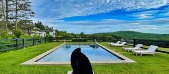 Hawk Field Pool House - inground pool - breath taking country views